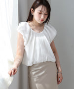 バルーンタックデザインブラウス