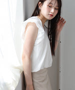 バルーンタックデザインブラウス