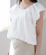 バルーンタックデザインブラウス