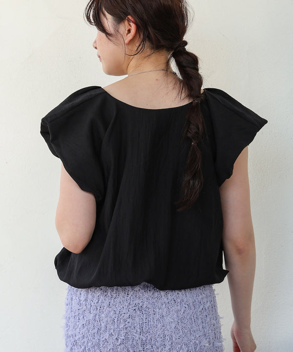 バルーンタックデザインブラウス