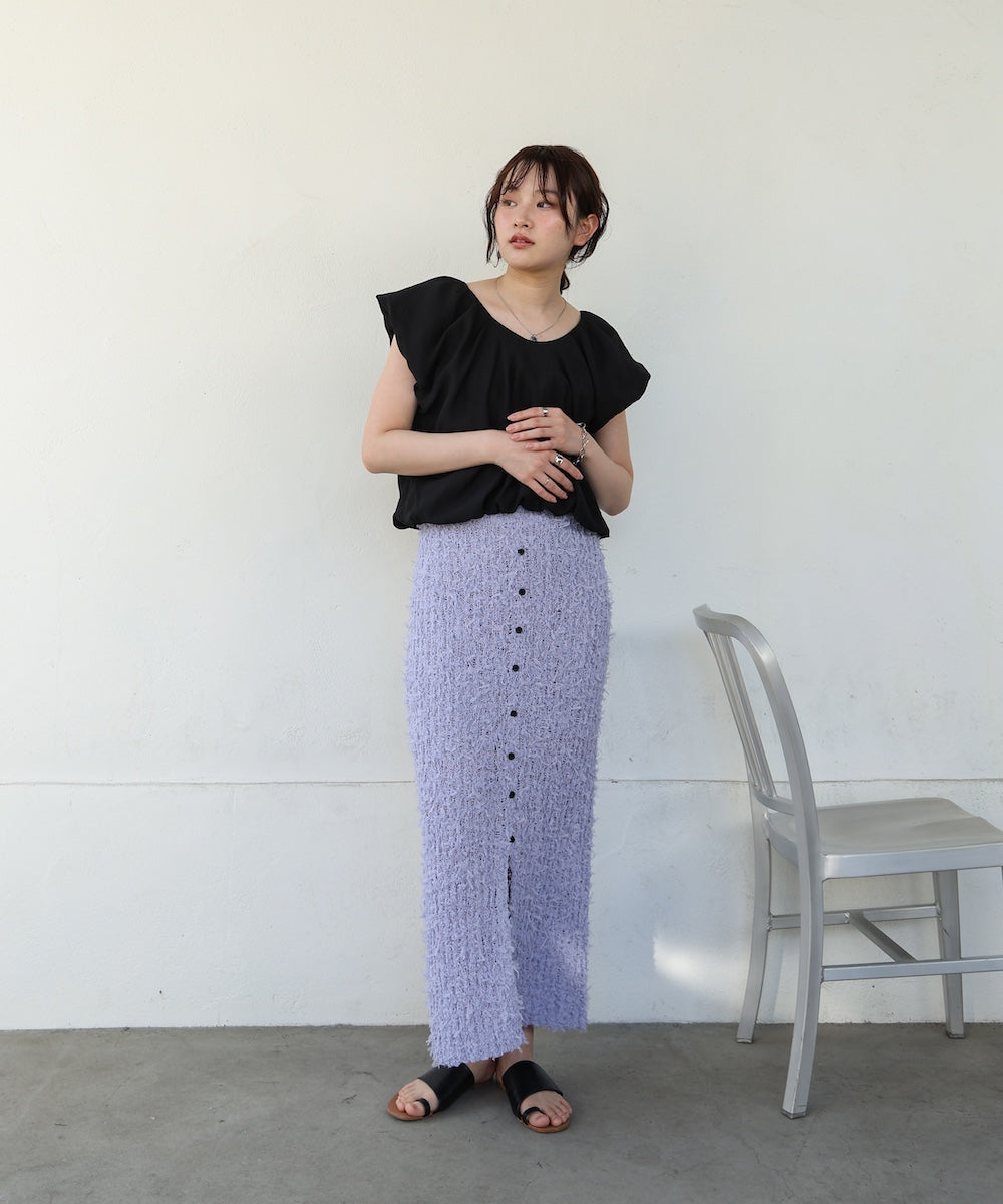 バルーンタックデザインブラウス