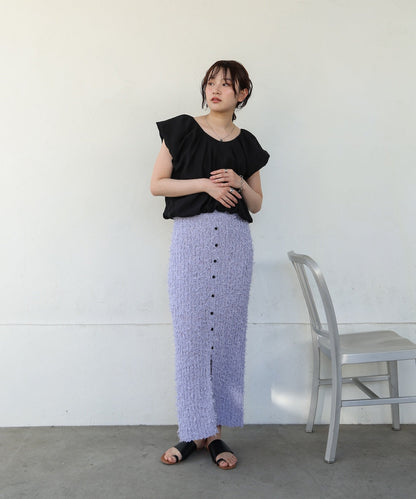 バルーンタックデザインブラウス