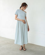 アシメシャーリングワンピース