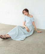 アシメシャーリングワンピース