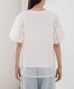 チュールレイヤードＴシャツ