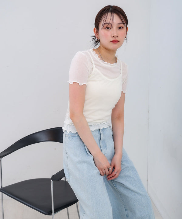 メローキャミセットトップス