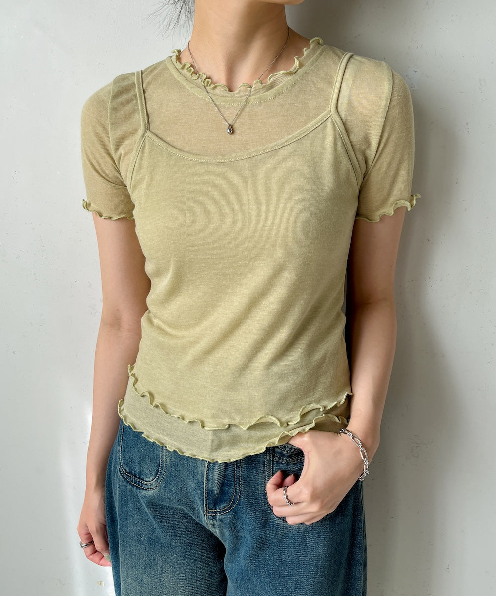 メローキャミセットトップス