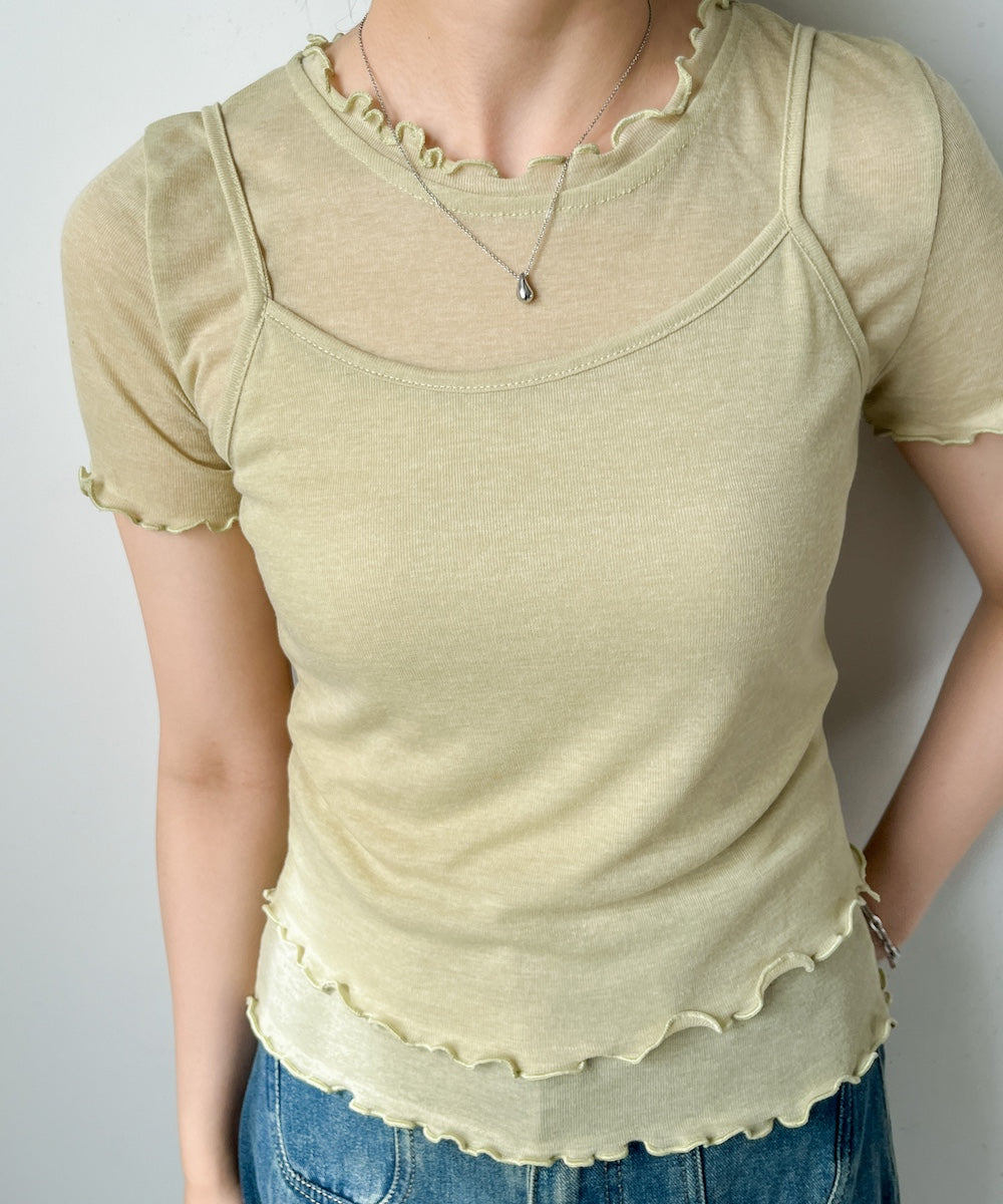 メローキャミセットトップス