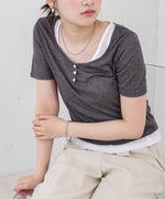 タンクセットヘンリーネックトップス