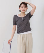 タンクセットヘンリーネックトップス