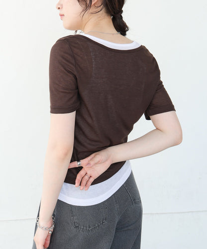 タンクセットヘンリーネックトップス