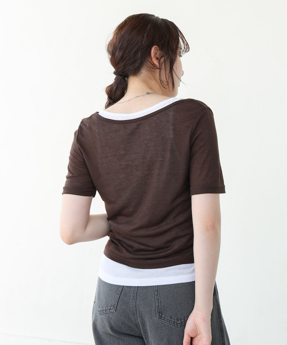 タンクセットヘンリーネックトップス