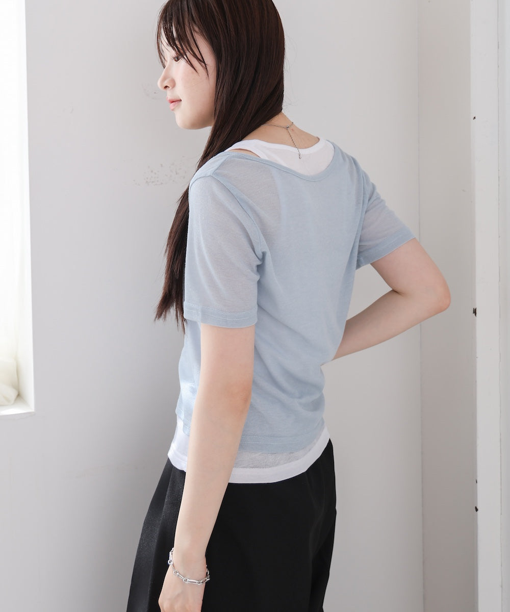 タンクセットヘンリーネックトップス