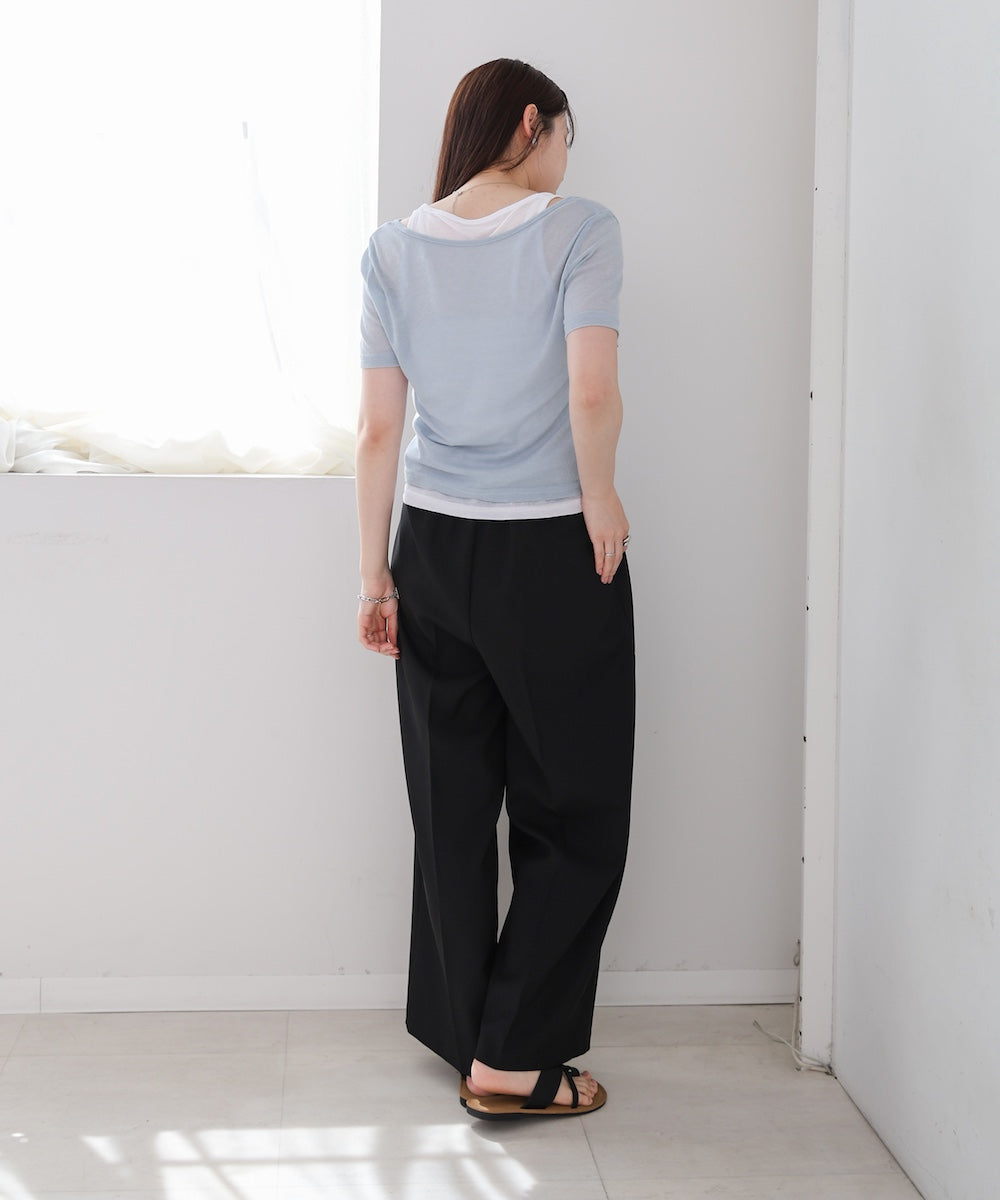 タンクセットヘンリーネックトップス