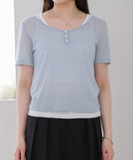 タンクセットヘンリーネックトップス