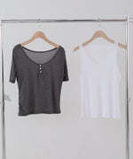 タンクセットヘンリーネックトップス