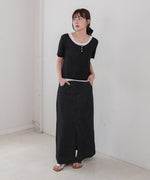 タンクセットヘンリーネックトップス