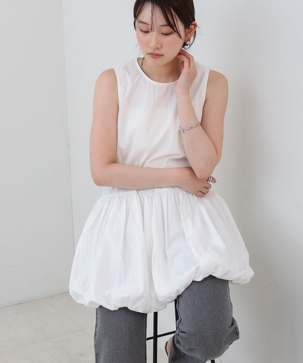 ノースリーブバルーンチュニック