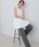 ノースリーブバルーンチュニック