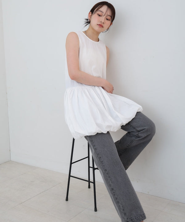 ノースリーブバルーンチュニック