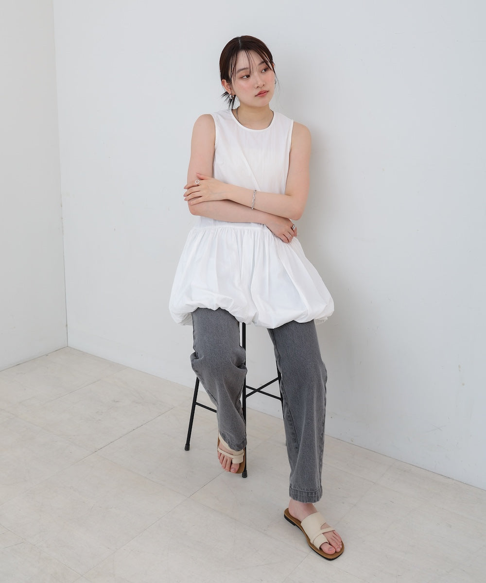 ノースリーブバルーンチュニック