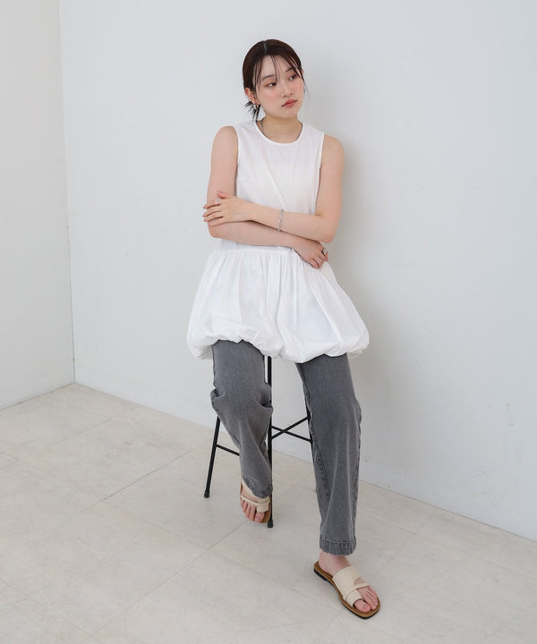 ノースリーブバルーンチュニック