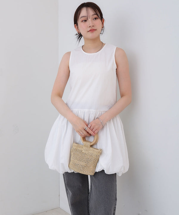 ノースリーブバルーンチュニック