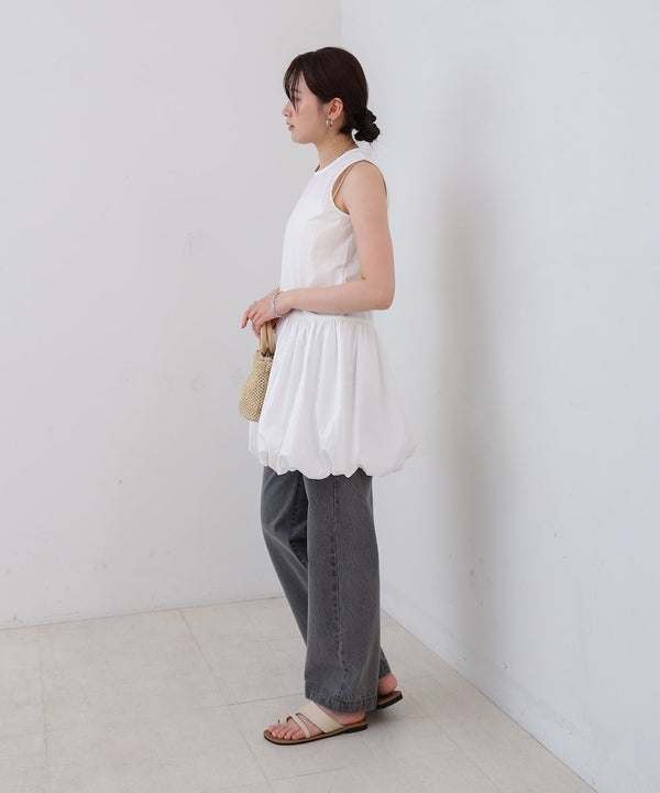 ノースリーブバルーンチュニック