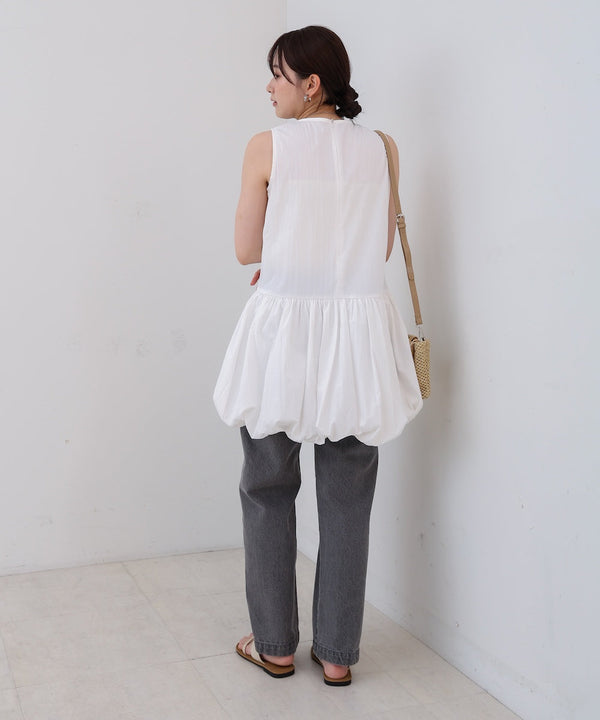 ノースリーブバルーンチュニック