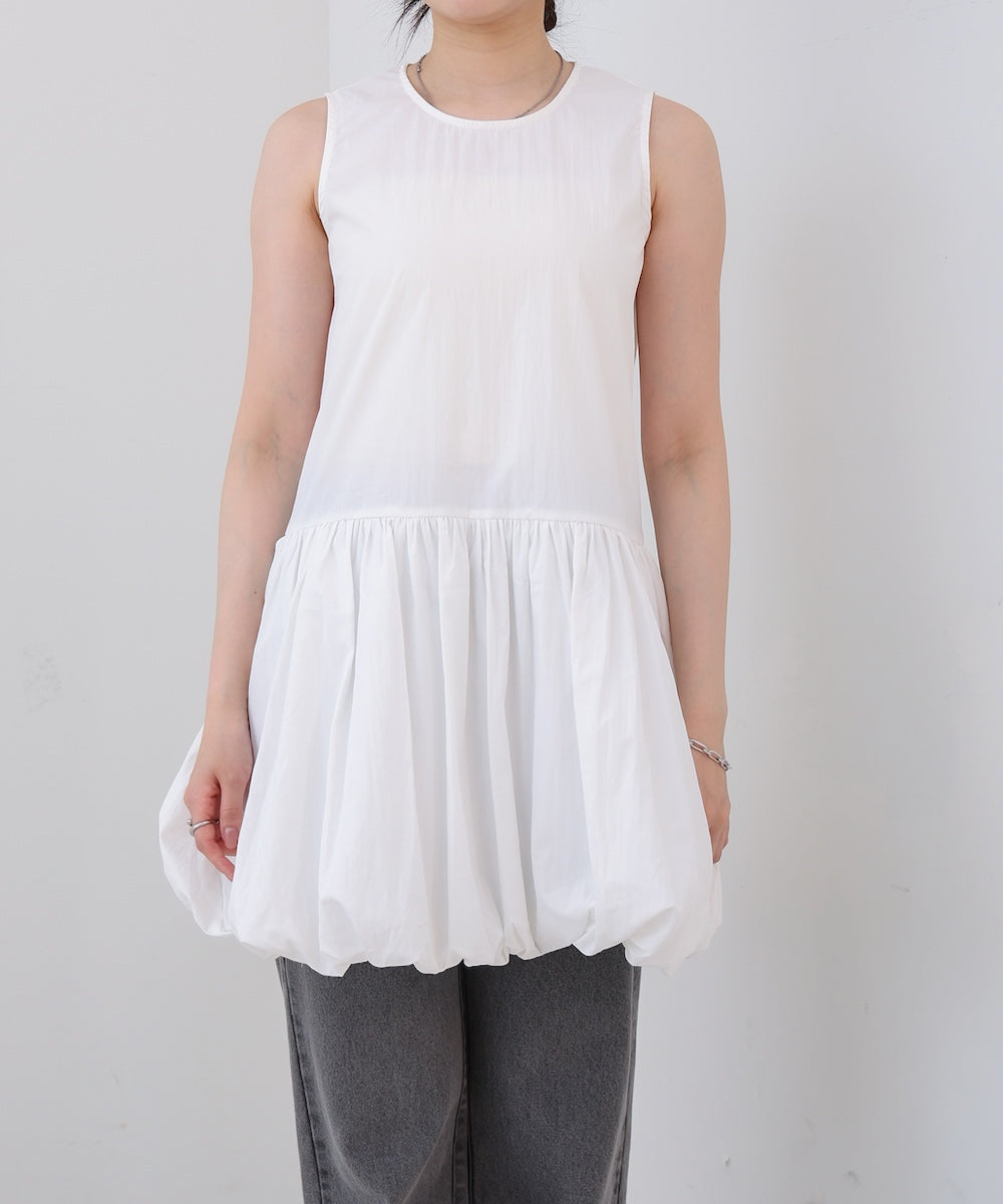 ノースリーブバルーンチュニック