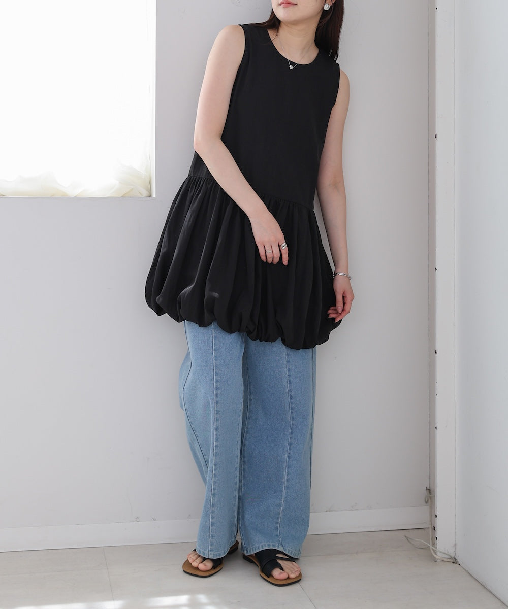 ノースリーブバルーンチュニック
