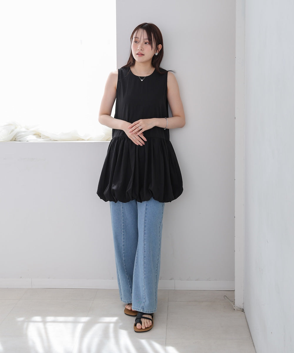 ノースリーブバルーンチュニック
