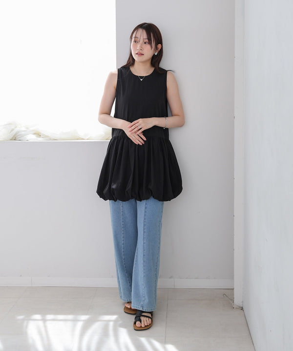 ノースリーブバルーンチュニック