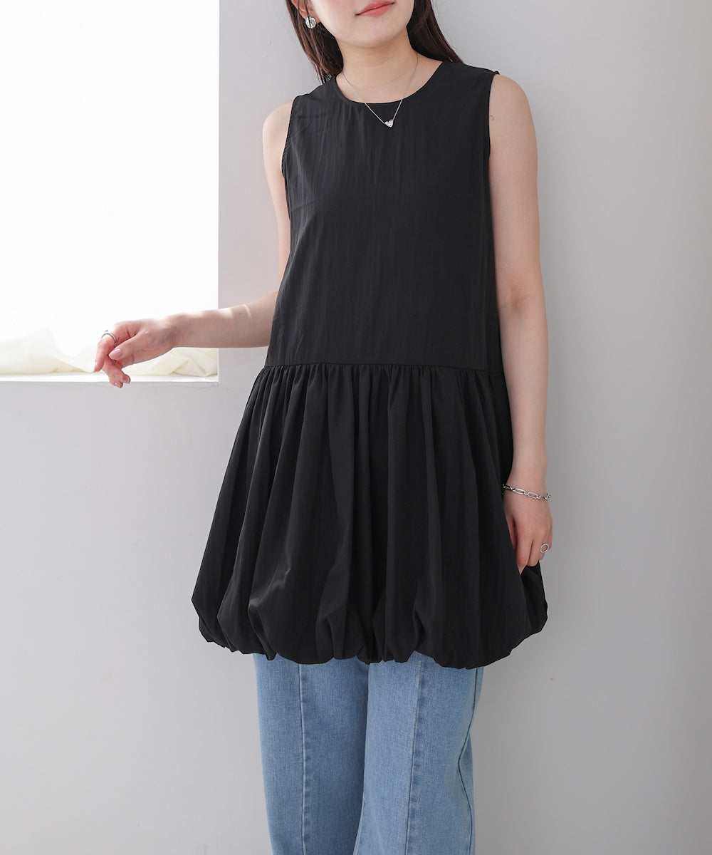 ノースリーブバルーンチュニック