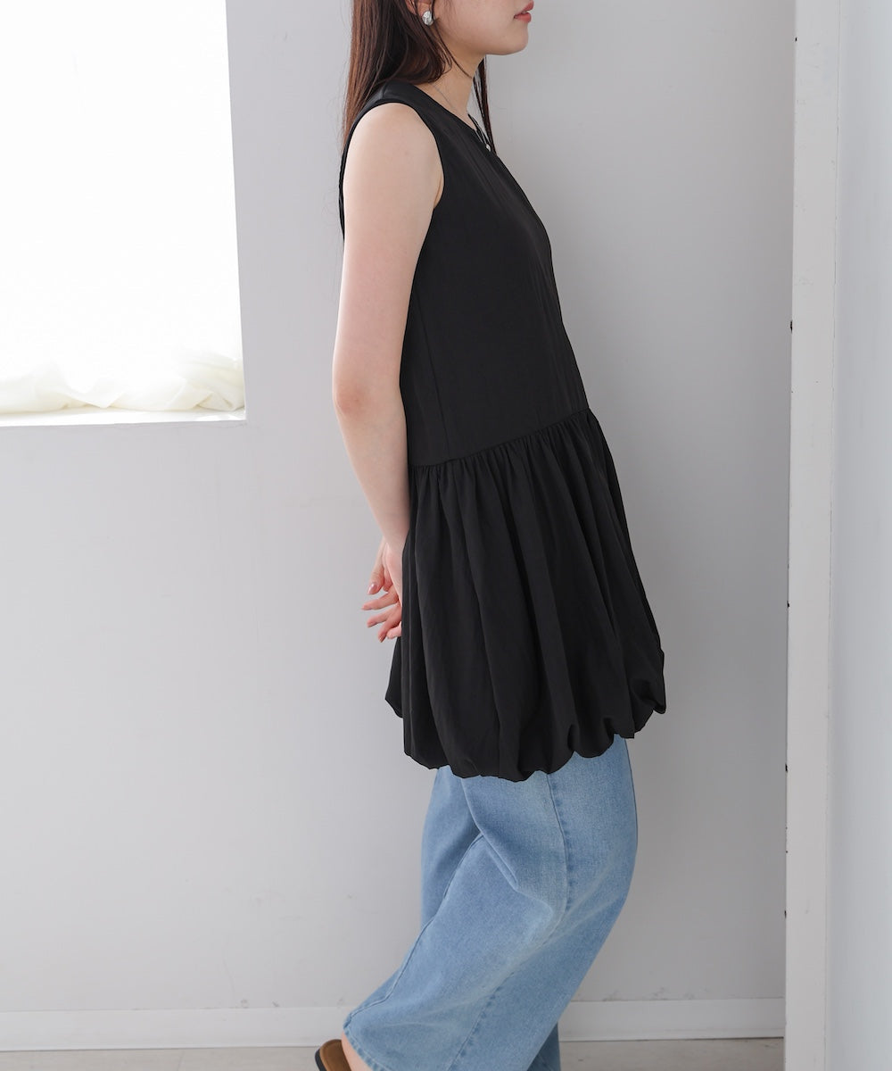 ノースリーブバルーンチュニック