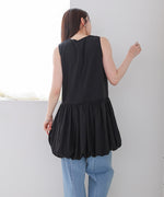 ノースリーブバルーンチュニック