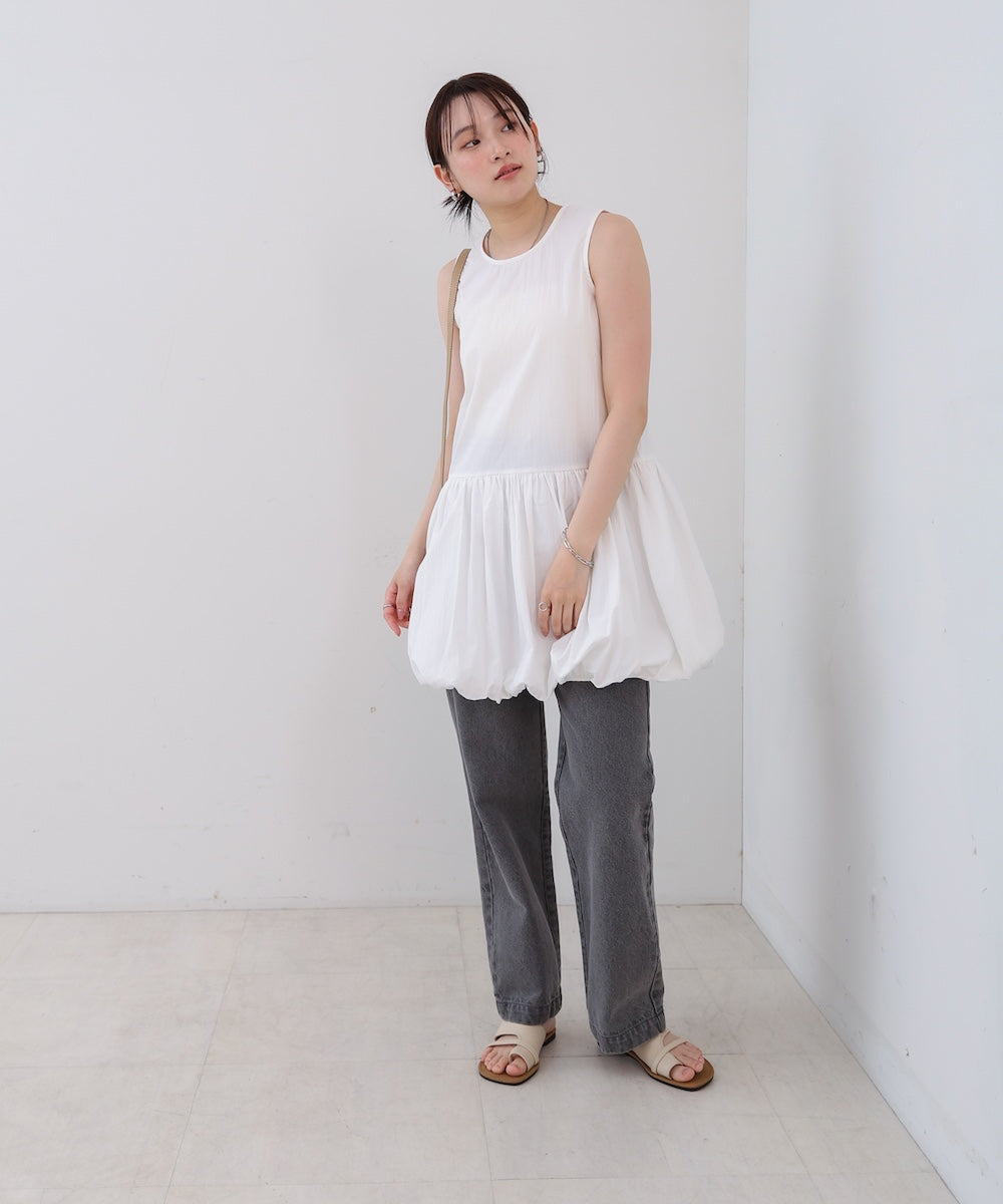 ノースリーブバルーンチュニック
