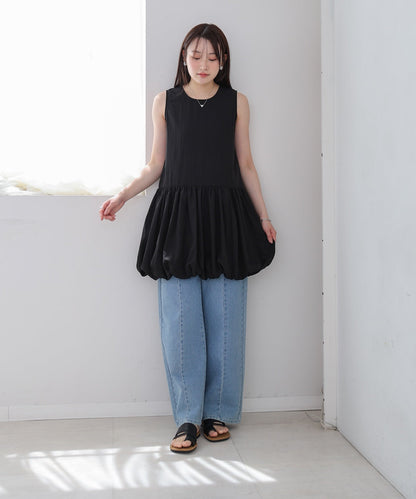 ノースリーブバルーンチュニック