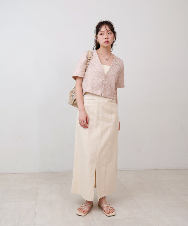 サマーツイードジャケット