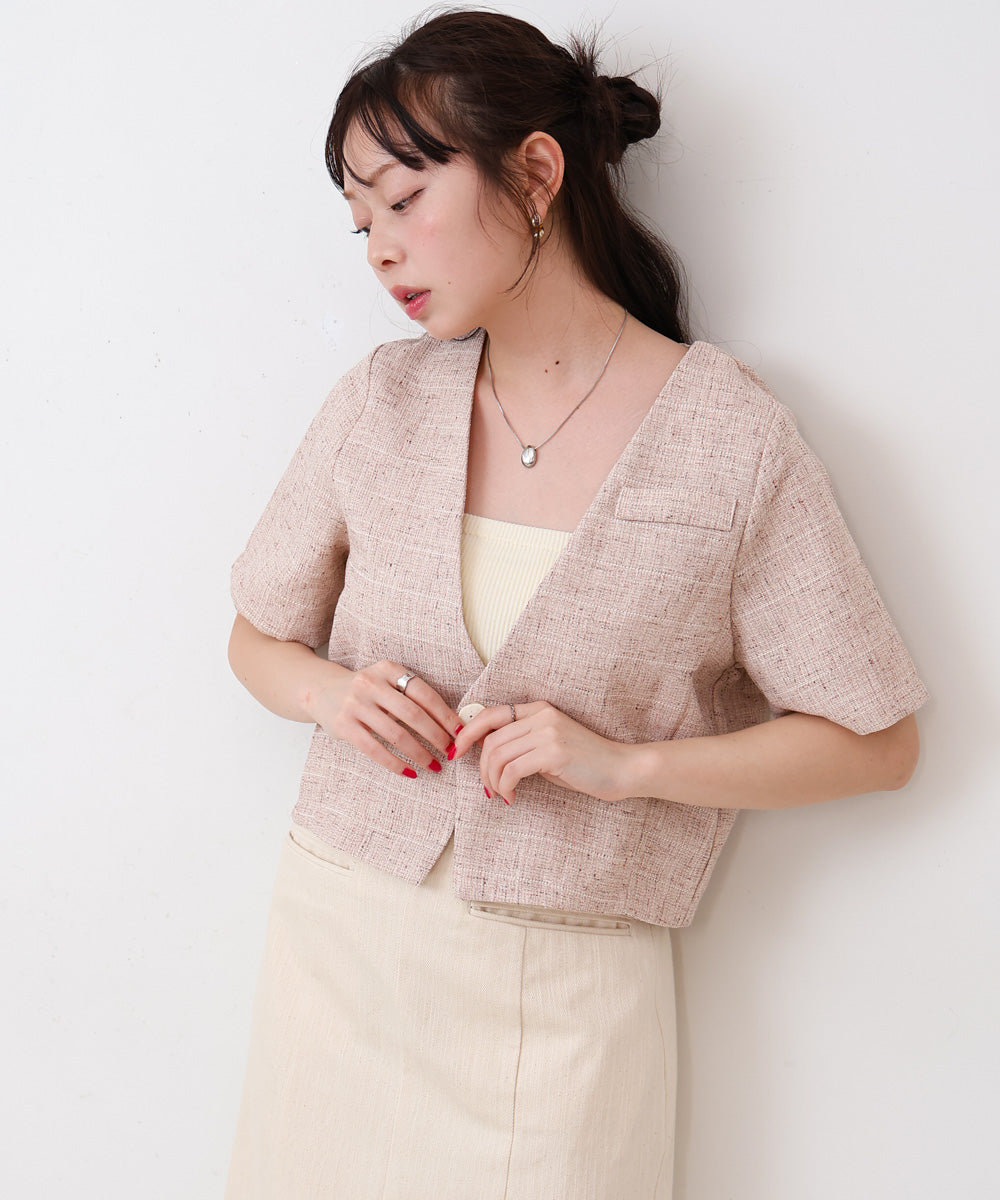 サマーツイードジャケット