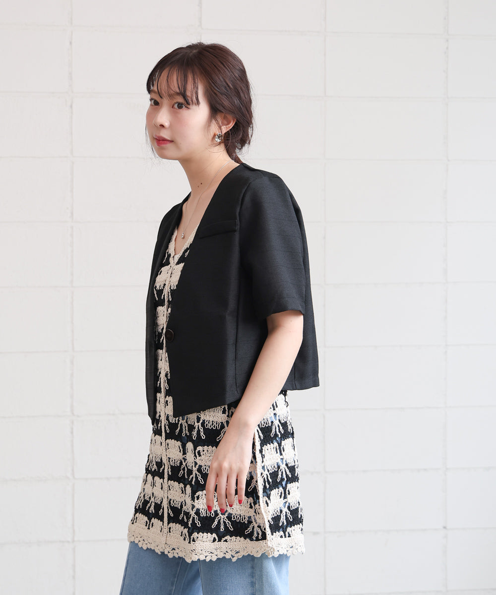 サマーツイードジャケット