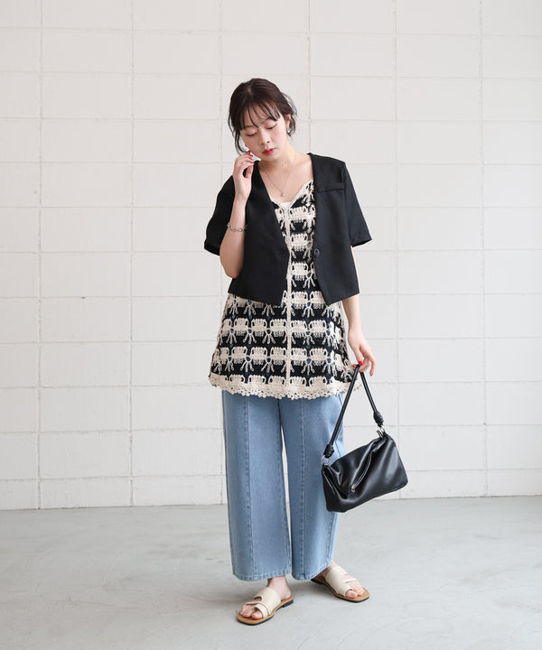 サマーツイードジャケット