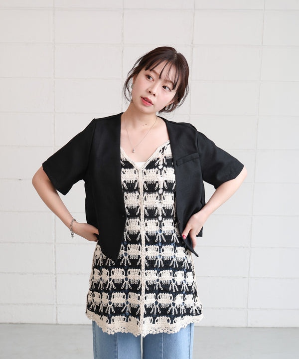 サマーツイードジャケット