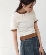 リンガーニットＴシャツ