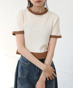 リンガーニットＴシャツ