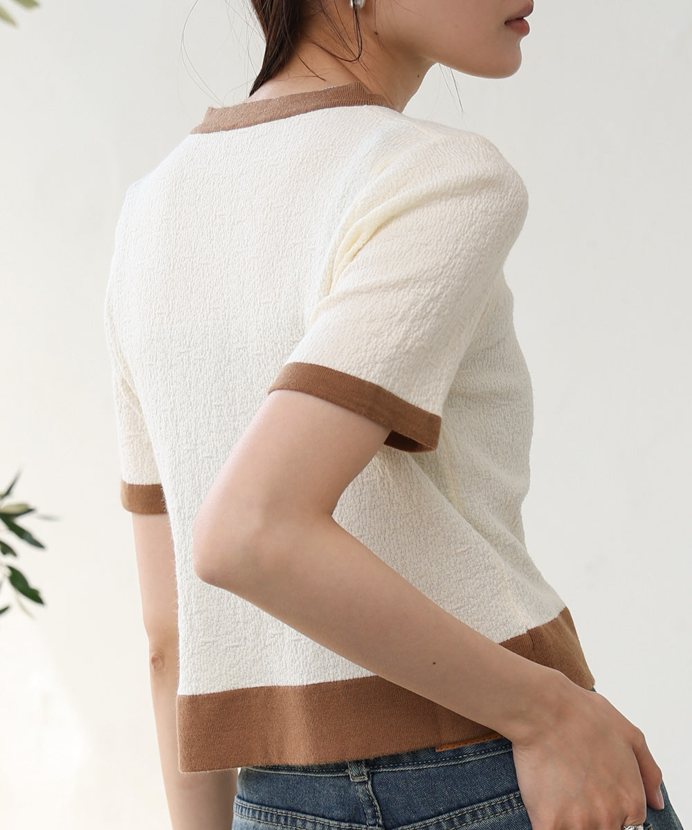 リンガーニットＴシャツ