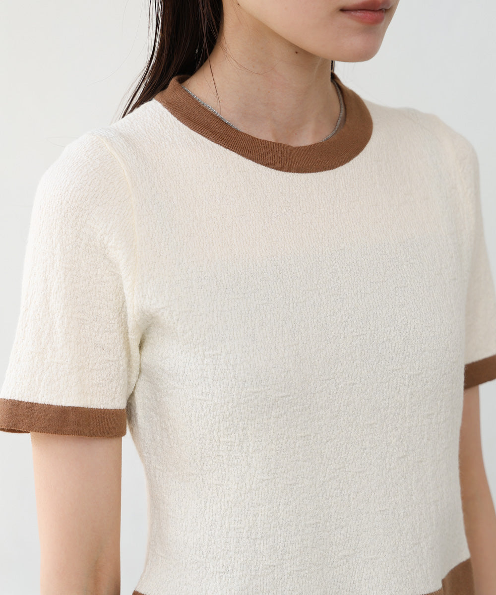 リンガーニットＴシャツ