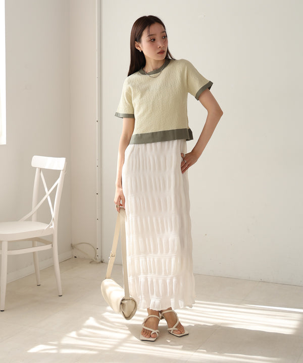 リンガーニットＴシャツ