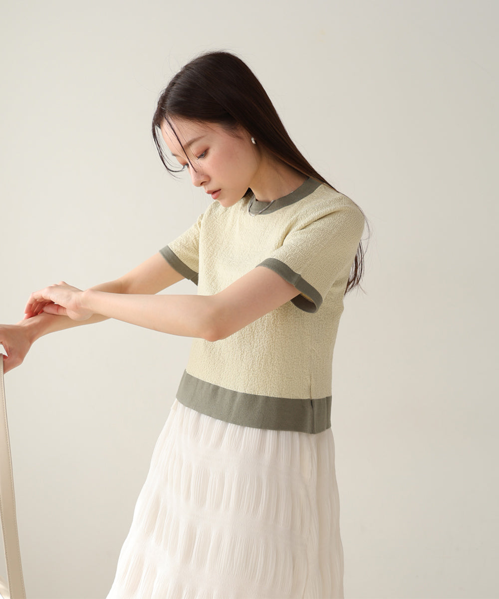 リンガーニットＴシャツ