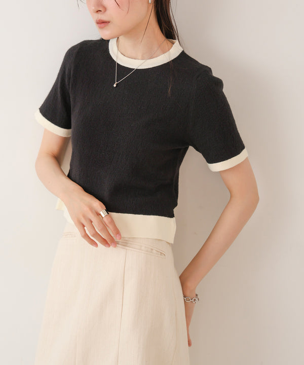 リンガーニットＴシャツ